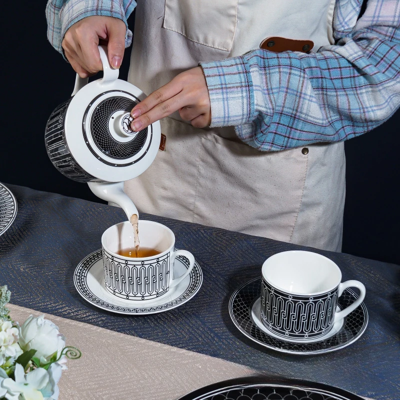 Coffee Tea Games - Простой чайный сервиз в европейском стиле,