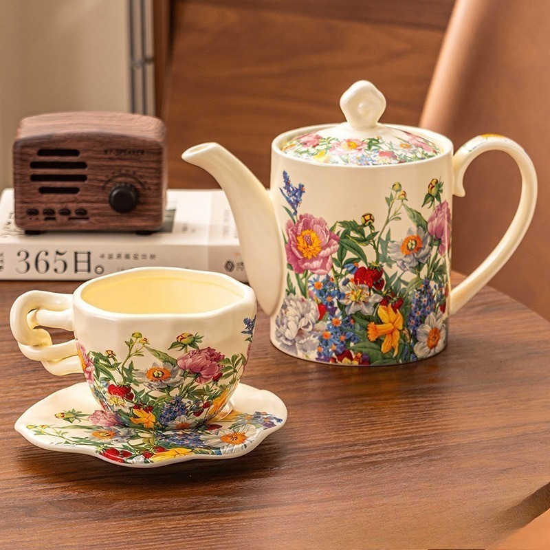 Европейский винтажный керамиче – обзор и цена Coffee Tea Gift Basket