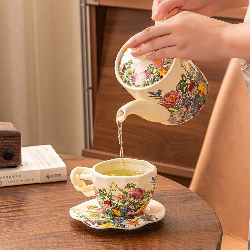 Европейский винтажный керамиче – обзор и цена Coffee Tea Gift Basket