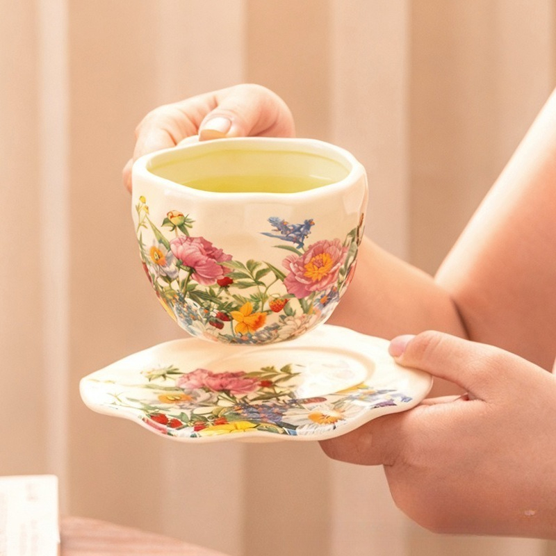 Европейский винтажный керамиче – обзор и цена Coffee Tea Gift Basket