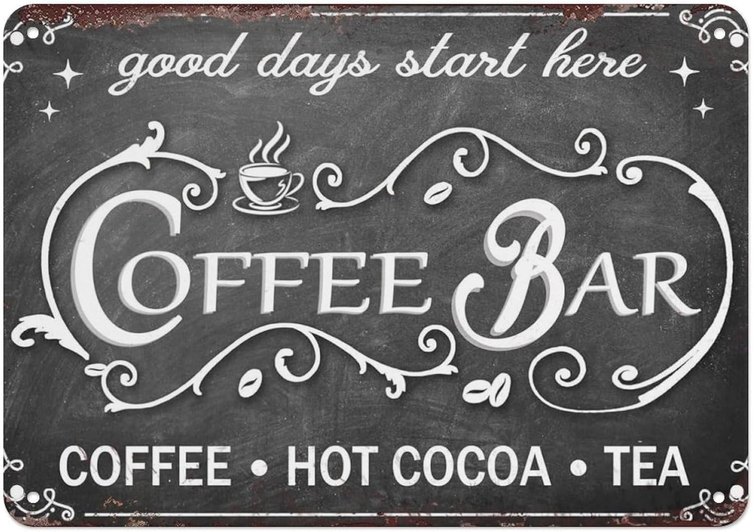 Винтажная табличка для кофейни – обзор и цена Coffee Tea And Cocoa